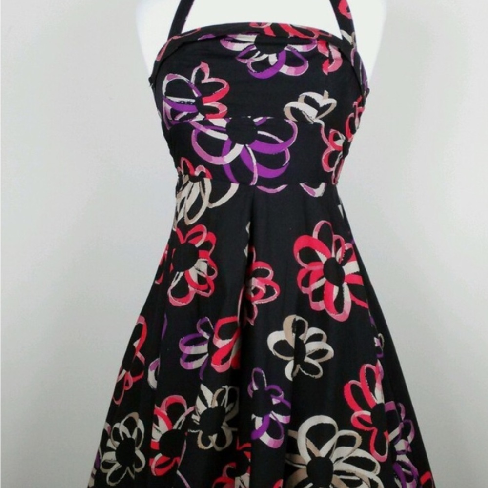 Anthropologie Girls From Savoy Martagon Vintage Style Rockabilly Halter Dress 10